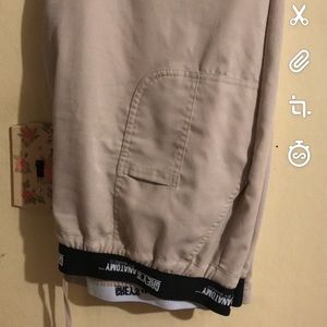 Tan scrub pants
